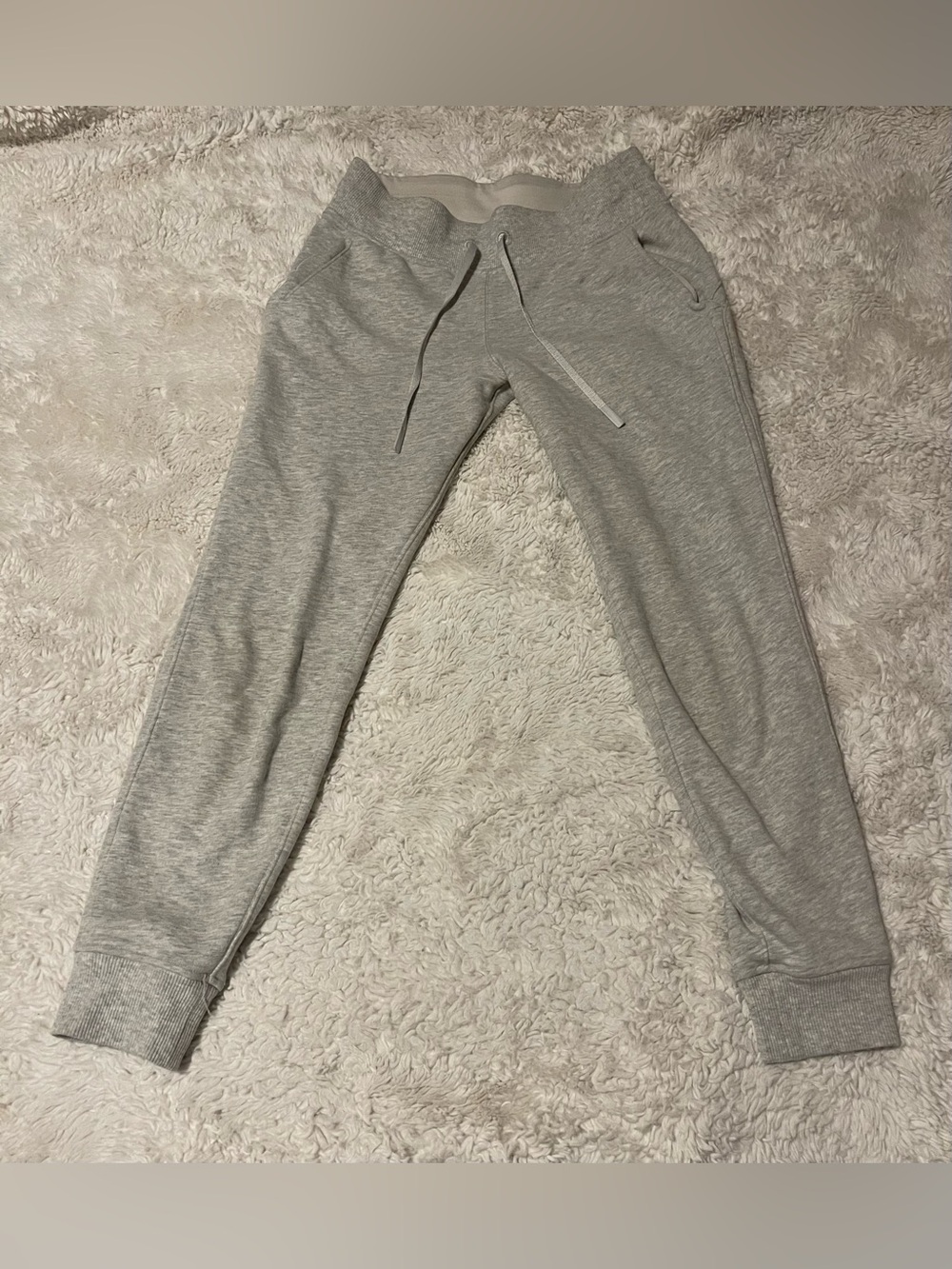 Lululemon Warm Down Jogger II 25” Heathered Core Ultra Light Grey 4